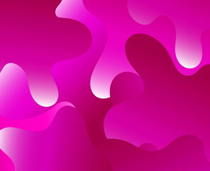 Abstract soft gradient pink liquid shape background