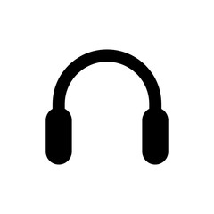 Fototapeta na wymiar Headphones icon isolated on white background