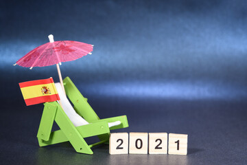 vacances loisir congés détente été parasol 2021