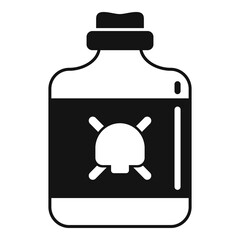 Biohazard icon. Simple illustration of Biohazard vector icon for web design isolated on white background