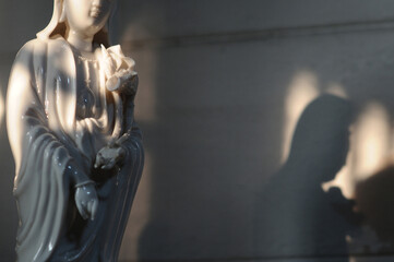 Guanyin statue in the temple