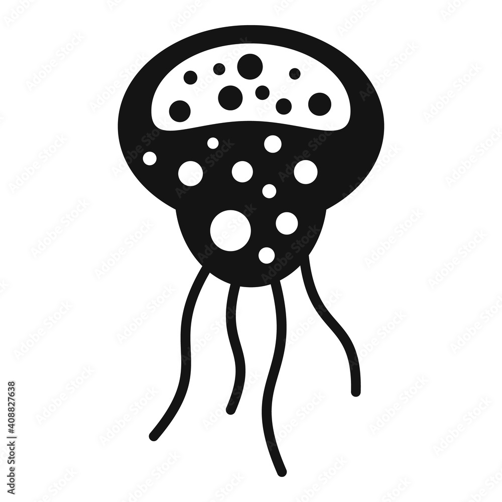 Poster lab bacteria icon. simple illustration of lab bacteria vector icon for web design isolated on white 