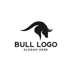 bull art logo design inspiration illustration logo animal farm cattle modern simple