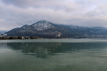 Lake Annecy during Winter