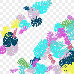 Trendy vector tropical pattern, great design for any purposes.