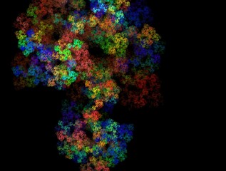 Imaginatory fractal background Image