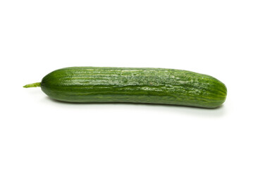 Cucumber isolated on white background.