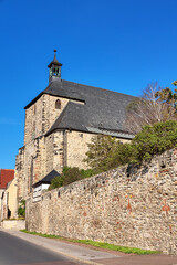 Fototapeta na wymiar Moritzkirche in Halle an der Saale, Sachsen-Anhalt