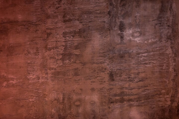 Naklejka premium The background is made of the brown weathered surface of the concrete slab flooring the floors.