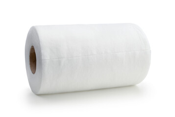 Roll of synthetic napkins isolated.