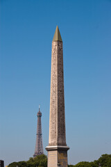 Obraz premium Obelisk auf der Place de la Concorde in Paris