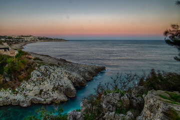 Mare Adriatico, Cala dell'Acquaviva, Lecce, Salento, Puglia, Italia