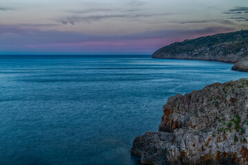 Mare Adriatico, località Ciolo, Salento, Puglia, Lecce, italia