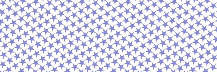 Pale blue stars pattern seamless background. Creative minimalist stars pattern design. Eps vector illustration, seamless blue stars design