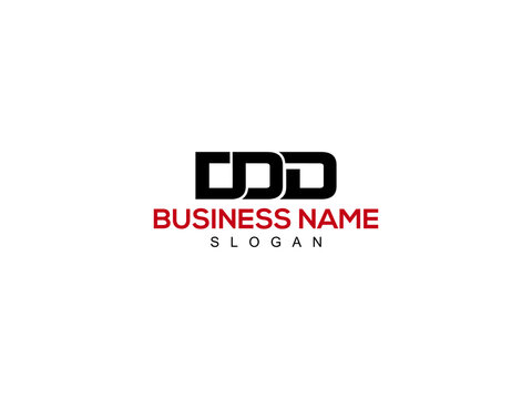 DDD Logo And Illustrations Design For Business