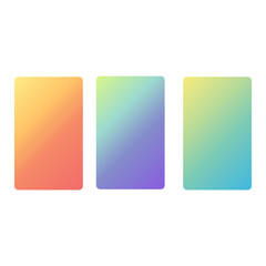 Screen gradient vector design for mobile app. Screen color background