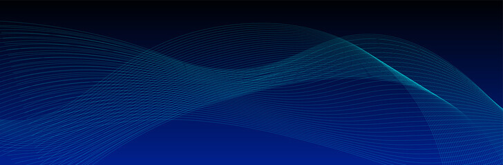 Abstract blue background with lines