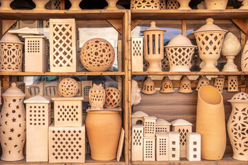 Obraz na płótnie Canvas Decorative and popular ceramics typical of the island of Mallorca