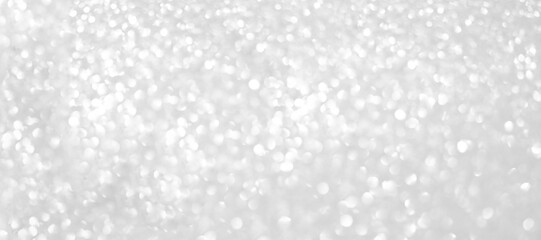 Festive silver background with sequins and rhinestones