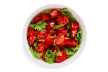 Fresh vegetable salad