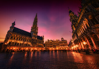 Evening at the Grand Place