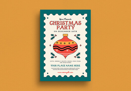 Christmas Event Flyer Layout