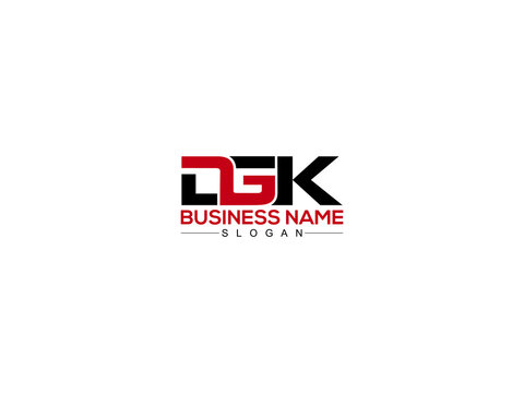 DGK Initial, dgk Letter Design For New Business