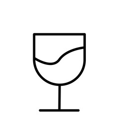 Simple glass icon