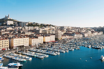 Fototapeta na wymiar Le Vieux Port - Marseille; France