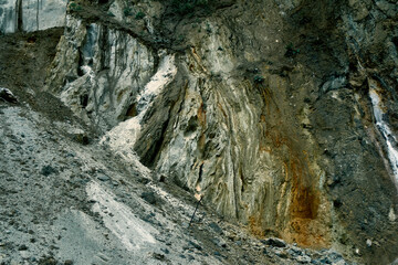 Obraz premium Rocks eroded by the wind on the beaches of northern Europe