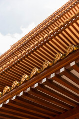roof of the temple
