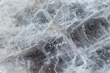 closeup of flat quartz crystal texture background