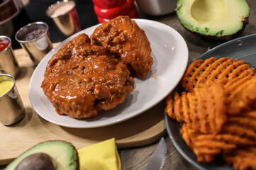 fried chicken buffalo sauce