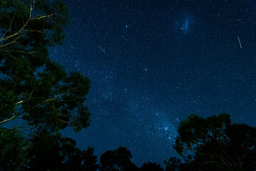 Fototapeta na wymiar Meteor and sky