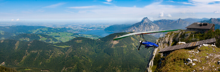 Salzkammergutpanorama Start vom Feuerkogel