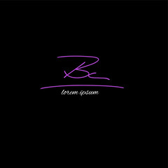 bc beauty monogram and elegant logo design