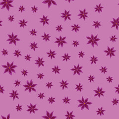 pattern with pink flowers on pink