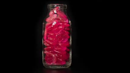 Hearts in a jar