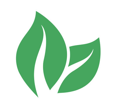Vector leaves graphic for nature, nutrition, health, and organic designs.