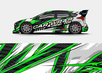 abstract background vector for racing car wrap design and vehicle livery 
