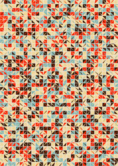 Abstract Geometric Pattern generative computational art illustration