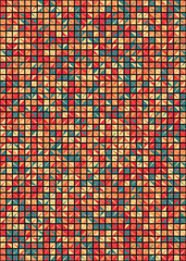 Abstract Geometric Pattern generative computational art illustration