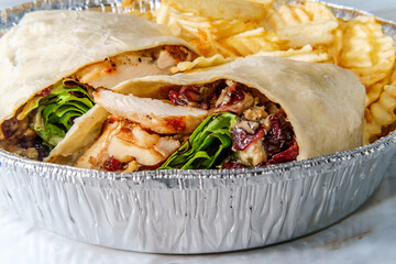 Chicken Wrap Potato Chips