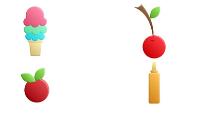 Thin line blue tinted icon set - cake flat vector, whisk, sauce, lemon, biscuit, bagel, watermelon, cupcake, piece of, donut, porridge, pie, lollipop, popcorn, ice cream, jam, Strawberry, blackberry