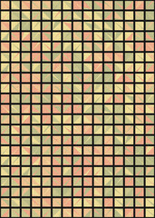 Fototapeta premium Abstract Geometric Pattern generative computational art illustration