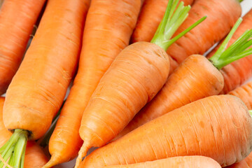 Carrot. Background. Fresh ripe vegetables