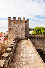 Fototapeta na wymiar Saint George Castle in Lisbon
