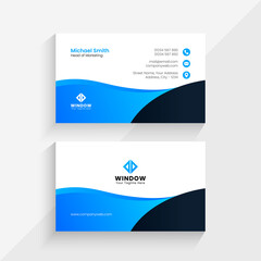 Creative and Modern Business Card Design. Stationery Item Design. Vector Template.