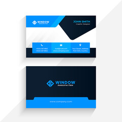 Creative and Modern Business Card Design. Stationery Item Design. Vector Template.