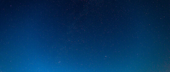 A lot of stars, the Milky Way and the Andromeda galaxy.